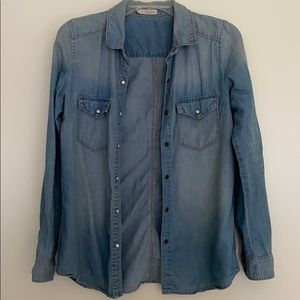 Soft blue denim shirt - Size S
